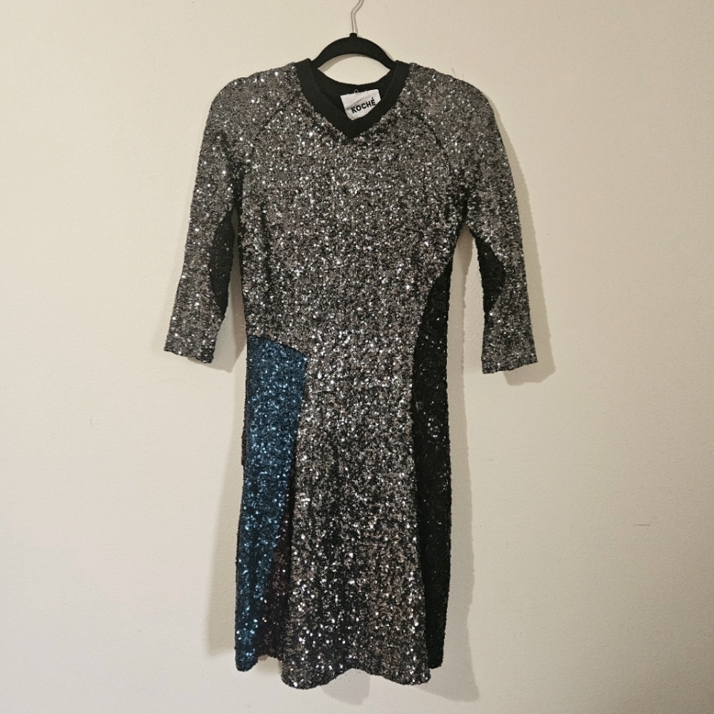 Koche Collective Sequined Dress